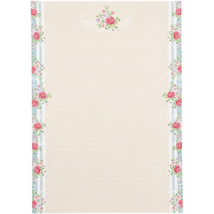Vintage Floral Stationery Paper and Envelope Set (10.2 x 7.25 In, 60 Sheets)