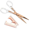 Acrylic Rose Gold Scissors and Staple Remover (2 Pieces)