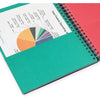 File Organizers with Pockets, Spiral Bound Folders (9.5 x 11.75 in)