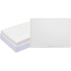 White Cardstock with Gold Foil Border and Envelopes (5 x 7 In, 50 Sheets)