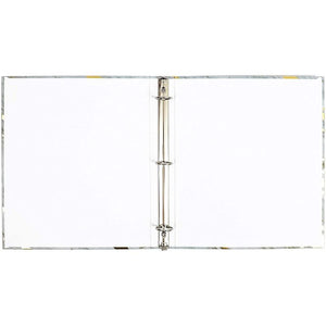 3-Ring Hardcover Binder with Marble Gold Foil Design (10 x 11.5 in, 2 Pack)