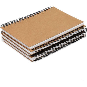Graph Paper Spiral Bound Notebook (5 x 7 in, 4 Pack)