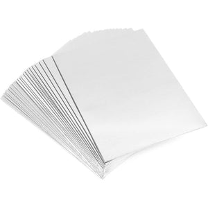 2 Pocket Folders for School, Letter Size (Silver, 9.25 x 12 in, 24 Pack)