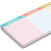 Horizontal Weekly Planner Sticky Notepad (11.8 x 2.75 in, 2 Pack)