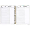 Meeting Notebook 2 Pack Business Planner in Tropical Palm Design (11 x 8.95 in, 2 Pk, 80 Sheets Each)