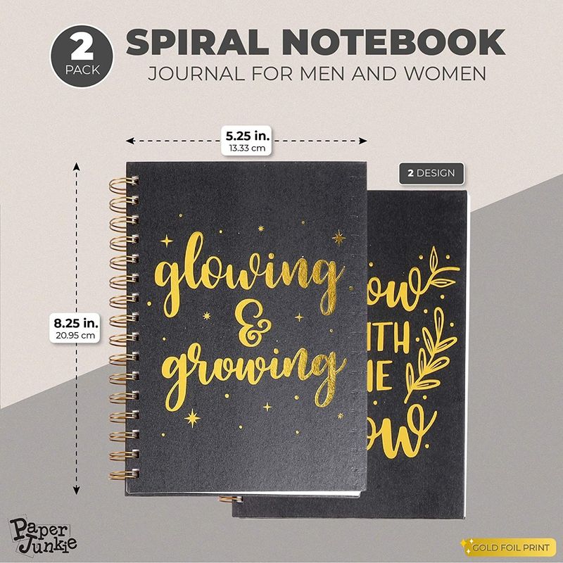 Kraft Paper Notebook, 8.5 x 11 Blank Journal (8.5 x 11 in, 24 Pack)