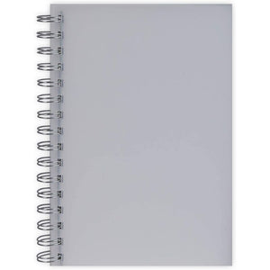 Blank Spiral Notebooks, 80 Sheets, Unlined (5.7 x 8.3 in, 4 Pack)