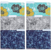 Plastic File Cabinet Folders 1/3 Cut Tab, Floral Designs (Letter Size, 6 Pack)