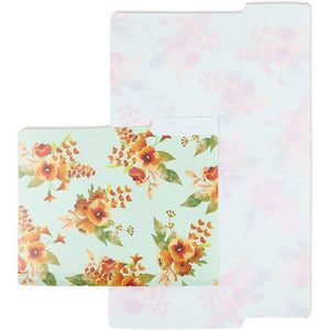 Plastic Floral File Folders, 1/3 Cut Tabs (Letter Size, 6 Pack)