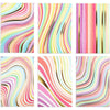 Blank Greeting Cards with Envelopes for All Occasions, Rainbow Striped (48 Pack)