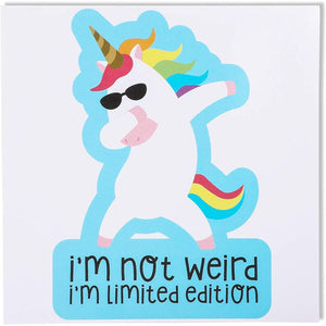 Unicorn Stickers for Decorating Laptops, Water Bottles (6 Designs, 6 Pack)