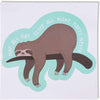 Sloth Sticker Pack for Decorating Laptops, Cars, Water Bottles (6 Pack)