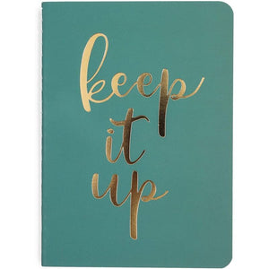 Inspirational Mini Pocket Notebooks for Travel, Gold Foil (4 x 5.6 Inches, 12 Pack)