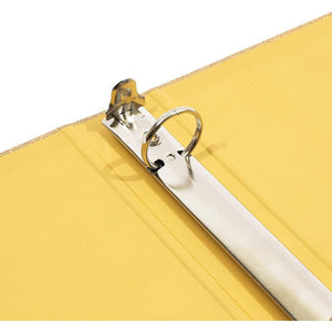 Glitter Gold 3-Ring Binder, Office Accessories (10.7 x 12 x 1.8 in, 2 Pack)