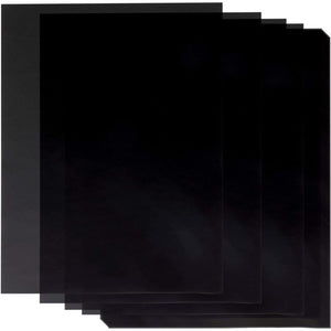 Vellum Paper Sheets for Invitations (Black, 8.5 x 11 in, 50 Pack)