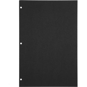 Scrapbook Album Binder with Linen Cover, 30 Black Sheets, Pen (8.25 x 10.7 in)