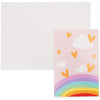 Blank Rainbow Greeting Cards with White Envelopes (Pastel Colors, 4x6 In, 48 Pack)