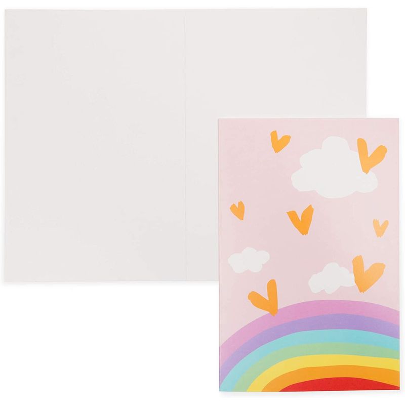 Blank Rainbow Greeting Cards with White Envelopes (Pastel Colors, 4x6 –  Paper Junkie