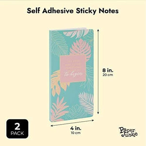 Self Adhesive Sticky Notes with Tabs (2 Pack)