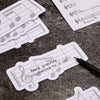 Musical Notes Sticky Pad for Music Teacher Notes (6.3 x 2.5 Inches, 6 Pack)