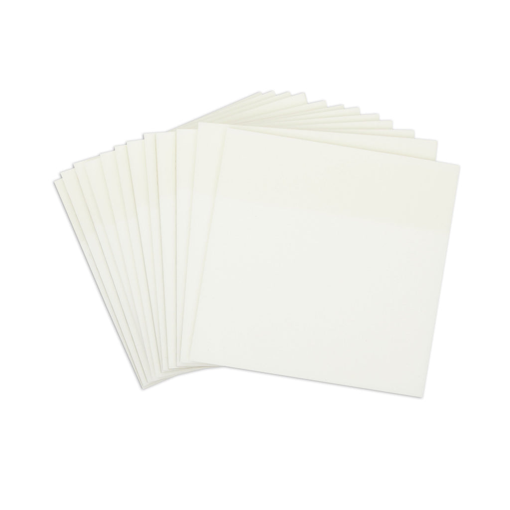 3x3 Transparent Sticky Notes, Self-Stick Pads with 600 Sheets Each (12 Pack)