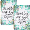 Spiral Journal Notebook and Mouse Pad Set, Dream Big, Work Hard, Make It Happen (3 Pieces)