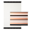 12 Pack Decorative Hanging File Folders, Letter Size, 1/5 Cut Tabs, Rose Gold Foil Stripes (9.5 x 11.5 In)