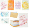 36 Pack Positive Affirmation Greeting Cards with Envelopes, 6 Motivational Quotes Designs, 4x6 in