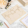 Laser Cut Ivory Lace Blank Invitations with Envelopes, 5 x 7.25 Inches (Set of 24)