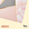 Geometric Marble File Folders, Rose Gold Office Supplies (Letter Size, 12 Pack)